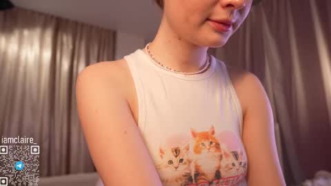 Snapshot of iamclaire_ chatting on 02/16/25, 04:42 Claire online show from 02/16/25, 04:42