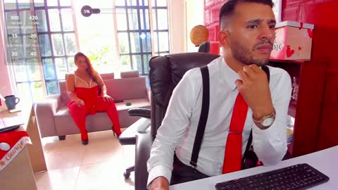 Snapshot of ireneandgeorge chatting on 12/24/24, 03:16 IRENE EVANS And Mr. George online show from 12/24/24, 03:16