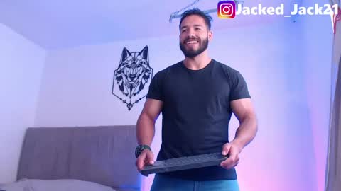 Snapshot of jack_master_muscle chatting on 05/23/26, 08:13 jack and leah online show from 05/23/26, 08:13