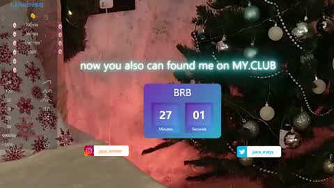 Snapshot of jane_meys chatting on 12/25/24, 08:07 your kitty JANE roawww online show from 12/25/24, 08:07