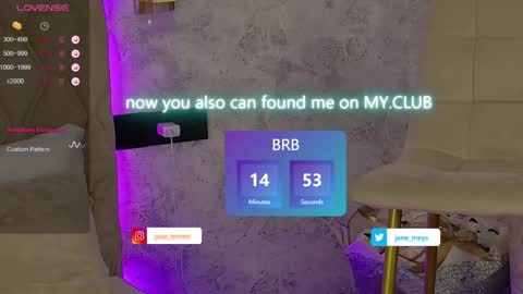 Snapshot of jane_meys chatting on 01/16/25, 08:11 your kitty JANE roawww online show from 01/16/25, 08:11