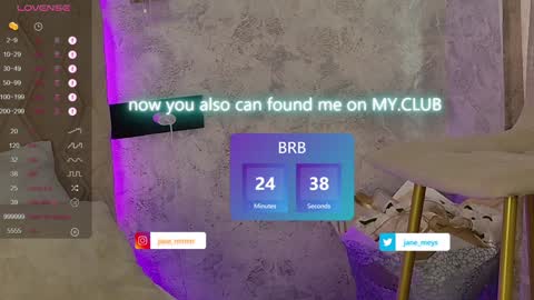 Snapshot of jane_meys chatting on 01/25/25, 08:10 your kitty JANE roawww online show from 01/25/25, 08:10