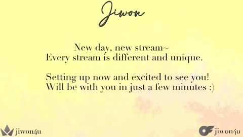 Snapshot of jiwon4u chatting on 02/24/25, 12:16 Jiwon online show from 02/24/25, 12:16