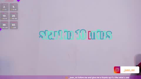 Snapshot of juanmiiss chatting on 10/15/25, 10:04 Juan Miguel online show from 10/15/25, 10:04