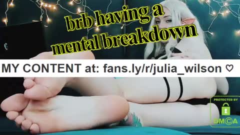 Snapshot of julia_wilson chatting on 01/05/25, 06:24 ALL MY CONTENT at    online show from 01/05/25, 06:24