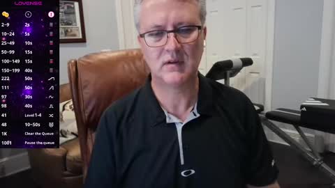 Snapshot of justavoyeurhere chatting on 10/14/25, 05:36 Michael online show from 10/14/25, 05:36