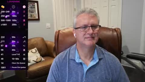 Snapshot of justavoyeurhere chatting on 10/29/25, 11:17 Michael online show from 10/29/25, 11:17