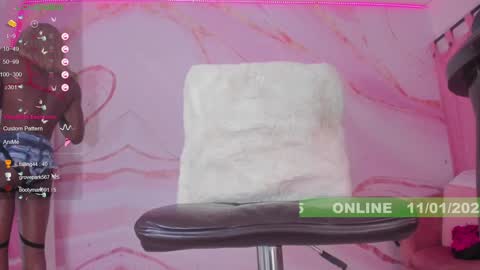 Snapshot of karlaebony_ts chatting on 01/11/25, 07:17 KARLA online show from 01/11/25, 07:17