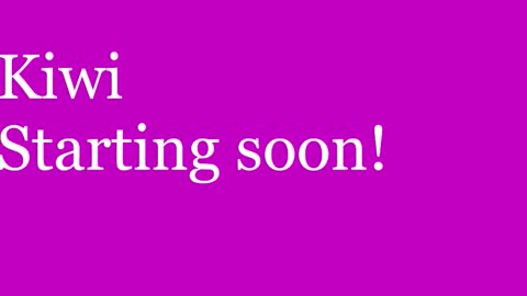 Kiwi online show from 01/14/26, 12:00