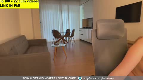 Snapshot of lailatoks chatting on 05/19/26, 06:31 lailatoks - TIP 100 tks get all my videos 22 VIDEOS SQUIRT PUSSY DILDO online show from 05/19/26, 06:31