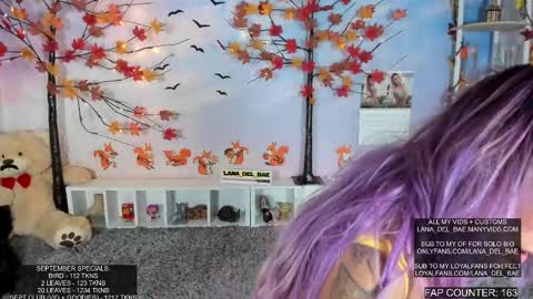 Snapshot of lana_del_bae chatting on 09/28/25, 02:06 Lana Del Bae online show from 09/28/25, 02:06