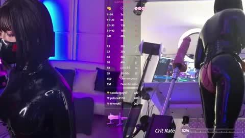 Latex Ruby online show from 01/09/25, 02:40