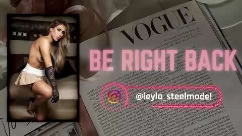Snapshot of leyla_steel chatting on 04/26/26, 11:24 INSTA leylasteel model online show from 04/26/26, 11:24