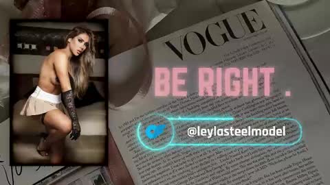 Snapshot of leyla_steel chatting on 05/06/26, 01:16 INSTA leylasteel model online show from 05/06/26, 01:16