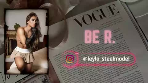 Snapshot of leyla_steel chatting on 05/24/26, 03:39 INSTA leylasteel model online show from 05/24/26, 03:39