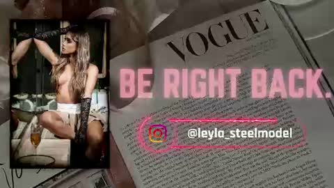 Snapshot of leyla_steel chatting on 06/28/26, 06:36 INSTA leylasteel model online show from 06/28/26, 06:36