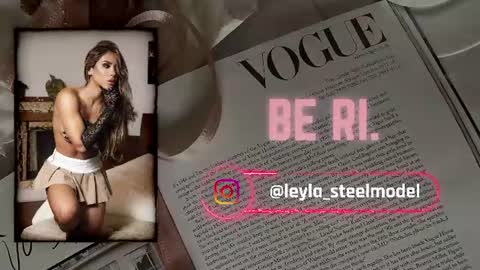Snapshot of leyla_steel chatting on 07/04/26, 05:19 INSTA leylasteel model online show from 07/04/26, 05:19