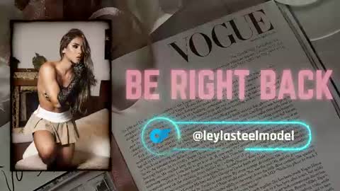 Snapshot of leyla_steel chatting on 07/11/26, 11:46 INSTA leylasteel model online show from 07/11/26, 11:46