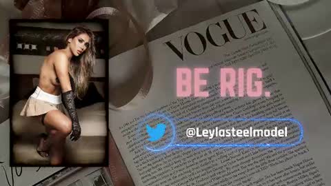 Snapshot of leyla_steel chatting on 07/13/26, 01:36 INSTA leylasteel model online show from 07/13/26, 01:36