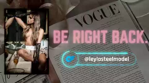 Snapshot of leyla_steel chatting on 07/15/26, 04:23 INSTA leylasteel model online show from 07/15/26, 04:23