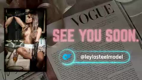 Snapshot of leyla_steel chatting on 07/20/26, 03:25 INSTA leylasteel model online show from 07/20/26, 03:25