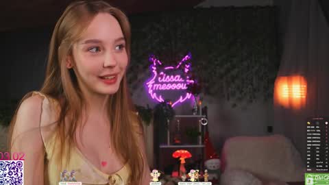 Snapshot of lissa_meooow chatting on 02/03/26, 06:22 your Liza again. Next stream Dec. 1 at 2 or 3 GMT online show from 02/03/26, 06:22