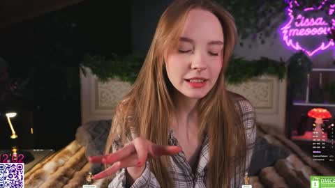 Snapshot of lissa_meooow chatting on 02/12/26, 06:19 your Liza again. Next stream Dec. 1 at 2 or 3 GMT online show from 02/12/26, 06:19