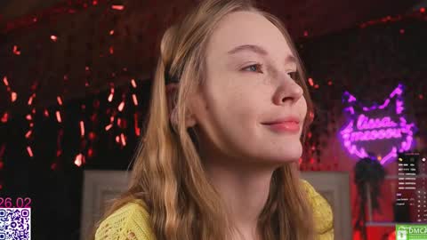 Snapshot of lissa_meooow chatting on 02/26/26, 08:24 your Liza again. Next stream Dec. 1 at 2 or 3 GMT online show from 02/26/26, 08:24