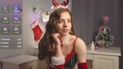 Snapshot of lizbethbiers chatting on 12/25/24, 09:13 Hello there im Amelia Im new here Lets have fun online show from 12/25/24, 09:13