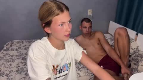 Snapshot of luckysex_ chatting on 09/15/25, 03:23 hello im Kristy and Nick  PVT OPEN online show from 09/15/25, 03:23