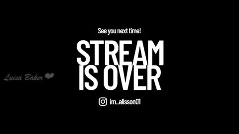  IG im alisson01  online show from 03/21/26, 08:19