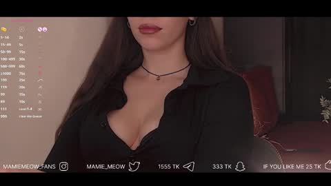 Snapshot of mamiemeow chatting on 02/12/25, 01:16 Your Miss Alice online show from 02/12/25, 01:16