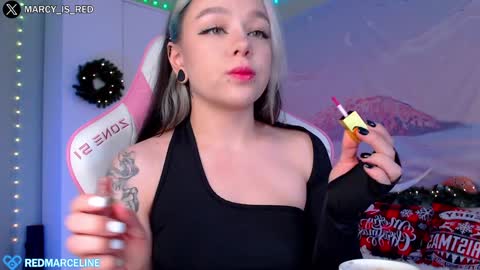 Snapshot of marceline_red chatting on 12/14/24, 07:51 Lady Marceline online show from 12/14/24, 07:51