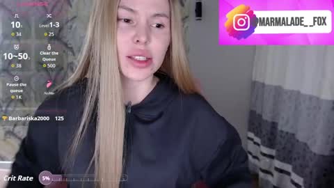 Marmalade Fox online show from 04/09/26, 05:29