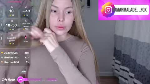 Marmalade Fox online show from 04/15/26, 06:04