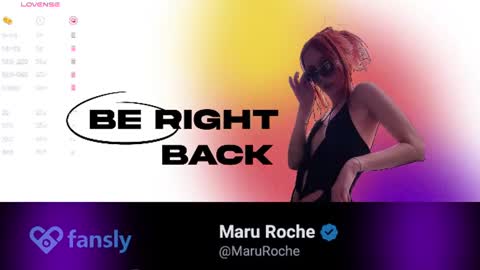 Snapshot of maruroche chatting on 06/13/26, 08:40 Maru Roche online show from 06/13/26, 08:40