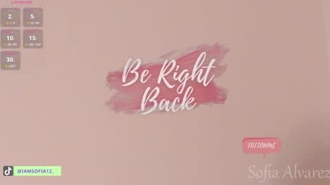 Sofia Alvarez online show from 01/27/25, 12:37