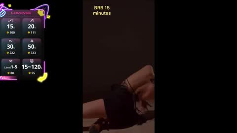 misskristel online show from 09/11/25, 10:59