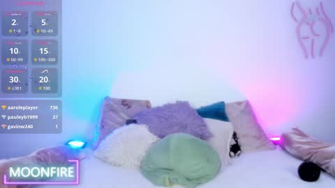 Snapshot of moonfiredance chatting on 12/07/24, 09:28 Nicky  online show from 12/07/24, 09:28