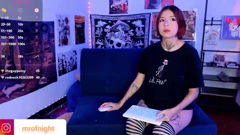 Snapshot of mr_of_nightt chatting on 02/25/25, 06:36 Daniel and Sara online show from 02/25/25, 06:36
