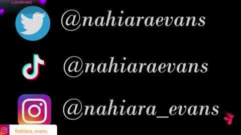 NAHIARA EVANS online show from 12/02/25, 08:04