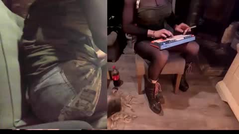 Snapshot of newwetcouple chatting on 01/19/26, 01:42 NylonHeelFreaks online show from 01/19/26, 01:42