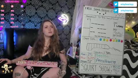 Snapshot of pawggoddess778 chatting on 12/10/24, 01:54 ArtsyHeartsyy online show from 12/10/24, 01:54