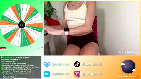 Snapshot of petiteirish_ chatting on 03/14/26, 02:44 Petite Irish online show from 03/14/26, 02:44