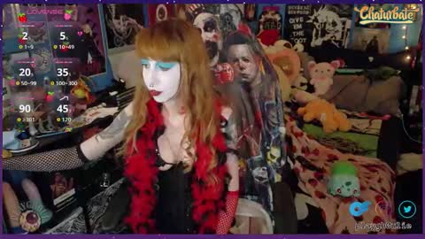 Snapshot of playgh0ul chatting on 10/19/25, 07:31 playgh0ul Ghoulie online show from 10/19/25, 07:31
