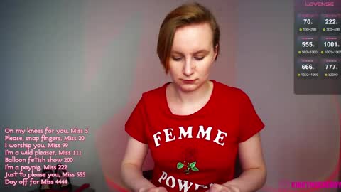Snapshot of randycherry chatting on 05/26/26, 04:03 Cherry Miss Cherry online show from 05/26/26, 04:03