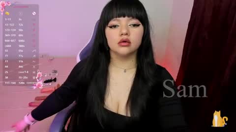Snapshot of samantha__g chatting on 06/27/26, 02:38 Sam online show from 06/27/26, 02:38
