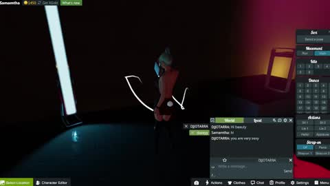 Snapshot of samanthaguadas chatting on 03/07/25, 04:35 Samantha online show from 03/07/25, 04:35