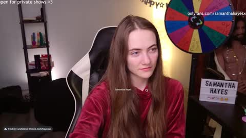 Snapshot of samanthahayesxoxo chatting on 01/16/25, 07:38 The Real Samantha Hayes haha online show from 01/16/25, 07:38