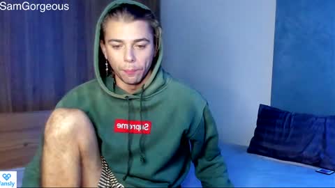 Snapshot of samgorgeous chatting on 01/05/25, 08:21 Fansly - Top4fans online show from 01/05/25, 08:21